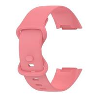 FitBit Charge 5 & 6 Sportbandje met dubbele lus - Roze - Maat: L - thumbnail
