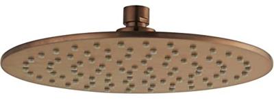 Ben Lavion 250 inbouw regendoucheset met 4 straalsoorten en plafondaansluiting Ø25cm geborsteld koper pvd