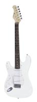 DIMAVERY ST-203 Electric Guitar LH, white - thumbnail