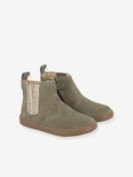 Boots van leer Play New Shine SHOO POM® kaki - thumbnail