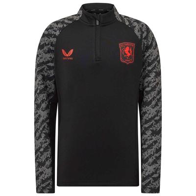 Castore FC Twente Trainingstrui 1/4-Zip 2025-2026 Kids Zwart