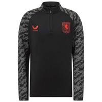 Castore FC Twente Trainingstrui 1/4-Zip 2025-2026 Kids Zwart - thumbnail