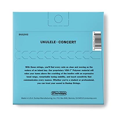 Dunlop DUQ302 Ukulele Concert 26-26 snarenset voor concert ukelele