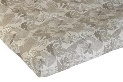 Kussen DKD Home Decor Voor op de grond Grijs Lichtbruin Aluminium Blad van een plant 120 x 80 x 16 cm