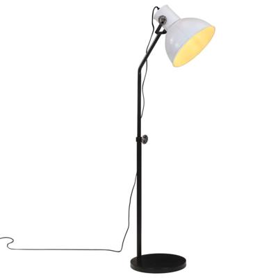 VidaXL Vloerlamp 25 w e27 30x30x90-150 cm wit
