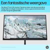 HP E27k G5 LED-monitor Energielabel F (A - G) 68.6 cm (27 inch) 3840 x 2160 Pixel 16:9 5 ms HDMI, DisplayPort, USB-A 3.2 Gen 1, RJ45, USB-C IPS LED - thumbnail