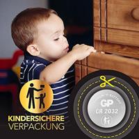 GP CR2032 lithium knoopcel 3 V (20 stuks) - thumbnail