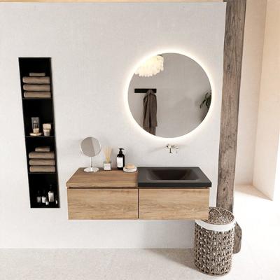 MONDIAZ BUKLA 120cm badmeubel met module 60 kleur Washed Oak met 2 lades. Wastafel CLOUD rechts 0 kraangaten kleur Urban. MONDIAZ BUKLA 120cm badmeubel met module 60 kleur Washed Oak met 2 lades. Wastafel CLOUD rechts 0 kraangaten kleur Urban.