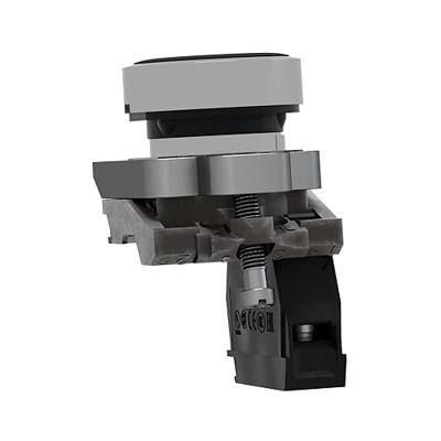 Schneider Electric XB4BA51 Harmony XB4BA51 Druktoets Bedieningsknop vlak 1 knop Geel Druk-ontgrendeling 1 stuk(s)