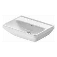 Fontein Duravit D-Neo Inbouw Met Kraanvlak Zonder Kraangat 45 cm Hoogglans Wit Duravit - thumbnail