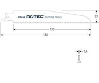 Rotec Reciprozaagblad rc450 bim 150mm (5st) - thumbnail