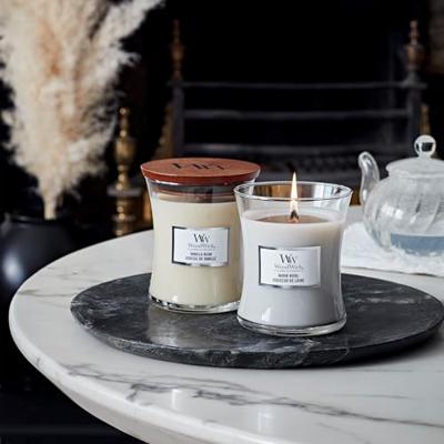 Woodwick Vanilla Bean Mini Hourglass Candle 0