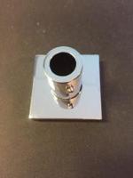 Wiesbaden muurplaat tbv Rombo opbouwset chroom - thumbnail