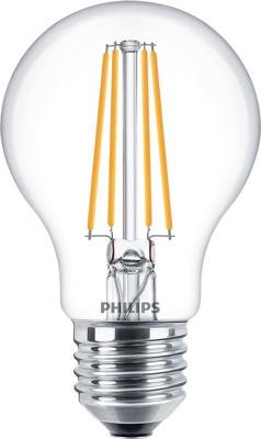 Philips LED 77777700 LED-lamp Energielabel E (A - G) E27 Peer 7 W = 60 W Warmwit (Ø x h) 6 cm x 110 mm 3 stuk(s)