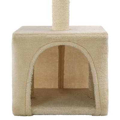 VidaXL Kattenkrabpaal met sisal krabpaal 55 cm beige VidaXL Kattenkrabpaal met sisal krabpaal 55 cm beige