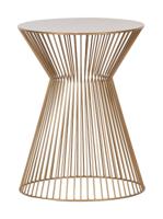 WOOOD Bijzettafel 'Suus' 35cm, kleur Goud - thumbnail