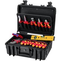 Knipex Gereedschapskoffer (gevuld) 24-delig (l x b x h) 470 x 470 x 370 mm - thumbnail