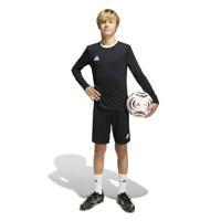 adidas Entrada 26 Voetbalshirt Lange Mouwen Kids Zwart Wit - thumbnail