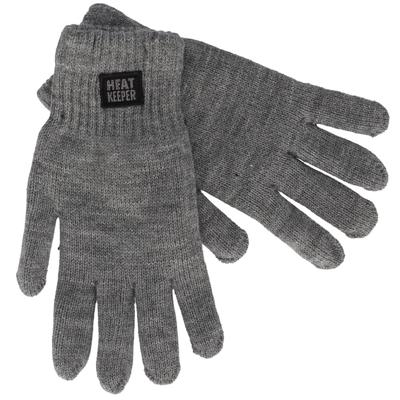 Heatkeeper Heren Thermo Handschoenen Middle Grey-XXL