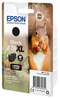 Epson 378XL 11.2ml Zwarte inktcartridge Epson 378XL 11.2ml Zwarte inktcartridge