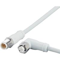 ifm Electronic EVF497 Verbindingskabel Aantal polen (sensoren): 4, 5 Stekker, recht, Bus, haaks 0.25 m 1 stuk(s) - thumbnail