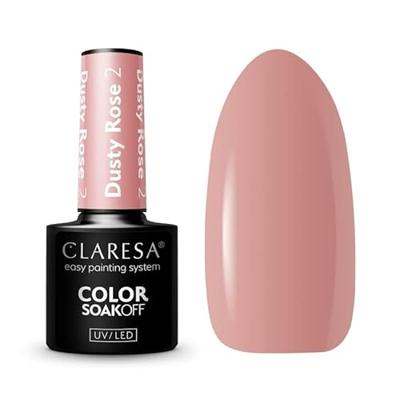 Claresa uv/led gellak 5ml dusty rose 2