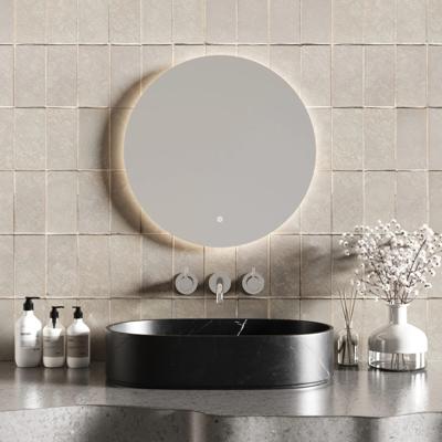 Badkamerspiegel Hotbath Cobber 60 cm Incl LED En Spiegelverwarming IP44