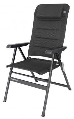Eurotrail campingstoel Geneve 122 x 51 cm aluminium grijs
