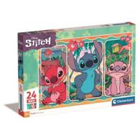 Clementoni legpuzzel super color maxi disney stitch, 24st. - thumbnail