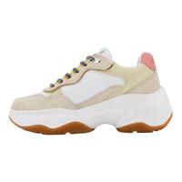 Guess Runner Happy Sneakers Dames Beige/Wit - Maat 40 - Kleur: BeigeWit | Soccerfanshop - thumbnail