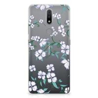 Nokia 2.4 Uniek | TPU Case | Blossom White - thumbnail