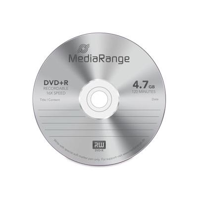 MediaRange MR445 DVD+R blanco (16x snelheid, 4, 7GB, 50er spindel)