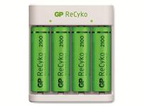 GP - ReCyko Battery Charger E411 USB - incl. 4 x AA 2100 mAh Batteries - thumbnail