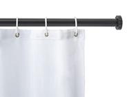 Wenko Telescopische douchestang Luz (Zwart, 70 - 115 cm) - thumbnail