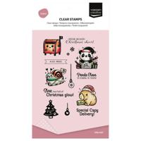 Vaessen Creative • clear stamps panda claus 14st. - thumbnail