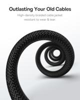 Baseus Tungsten Magnetische USB C naar USB C snellaadkabel 1 m 100 W Zwart - thumbnail