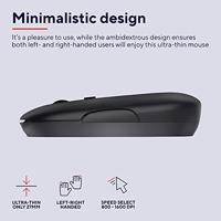Trust PUCK Muis Bluetooth, Radiografisch Optisch Zwart 4 Toetsen 1600 dpi - thumbnail