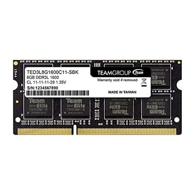 Team Group TED3L8G1600C11-S01 Werkgeheugenmodule voor laptop DDR3 8 GB 1 x 8 GB 1600 MHz 204-pins SO-DIMM CL11 TED3L8G1600C11-S01 - thumbnail