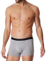 Schiesser Boxershorts 95/5 zwart - grijs 3-pack - thumbnail