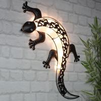 HI Tuinwandlamp Solar Gecko LED - thumbnail