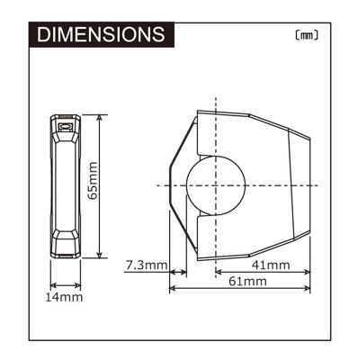 DAYTONA usb-stopcontact "slim-mount usb-slim-mount type-a sw 12w