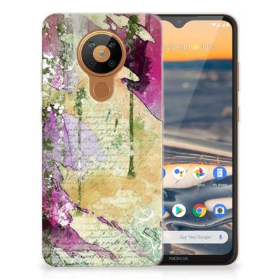 Smartphone hoesje Nokia 5.3 Letter Painting Smartphone hoesje Nokia 5.3 Letter Painting