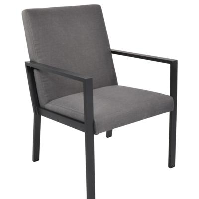 Verona tuinstoelen antraciet - Set van 4 stuks