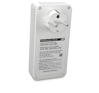 AVM FRITZ!Powerline 1240 AX set AVM FRITZ!Powerline 1240 AX set