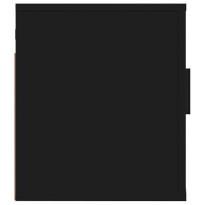 Tv-wandmeubel 40x34,5x40 cm zwart