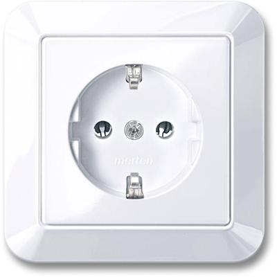 Merten MEG2301-1025 Wandcontactdoos System M Wit 1 stuk(s)