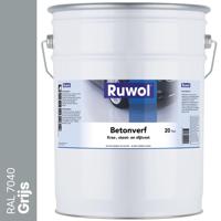 Ruwol Betonverf Grijs (RAL 7040) 20 liter - thumbnail