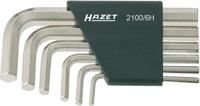 HAZET Set met haakse schroevendraaiers 2100/6H · Binnen-zeskant-profiel · 6-delig · 3 · 4 · 5 · 6 · 8 · 10 - thumbnail