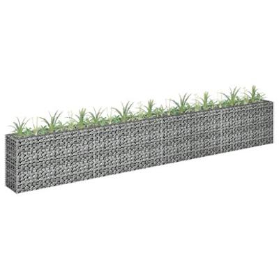 VidaXL Gabion plantenbak verhoogd 360x30x60 cm gegalvaniseerd staal VidaXL Gabion plantenbak verhoogd 360x30x60 cm gegalvaniseerd staal