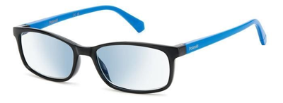 Leesbril Polaroid met blauwlichtfilter PLD0035-Zwart/Blauw -+1.00